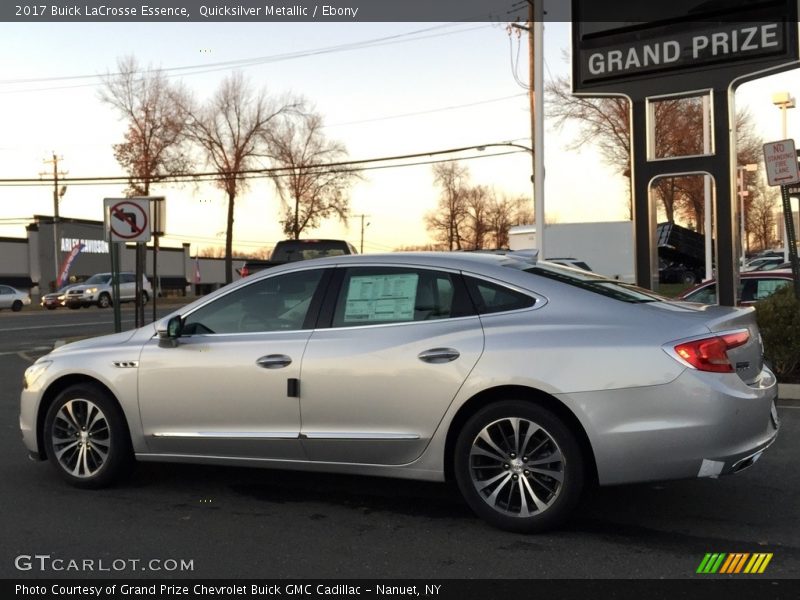Quicksilver Metallic / Ebony 2017 Buick LaCrosse Essence
