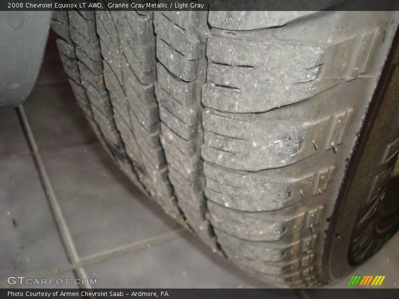 Granite Gray Metallic / Light Gray 2008 Chevrolet Equinox LT AWD