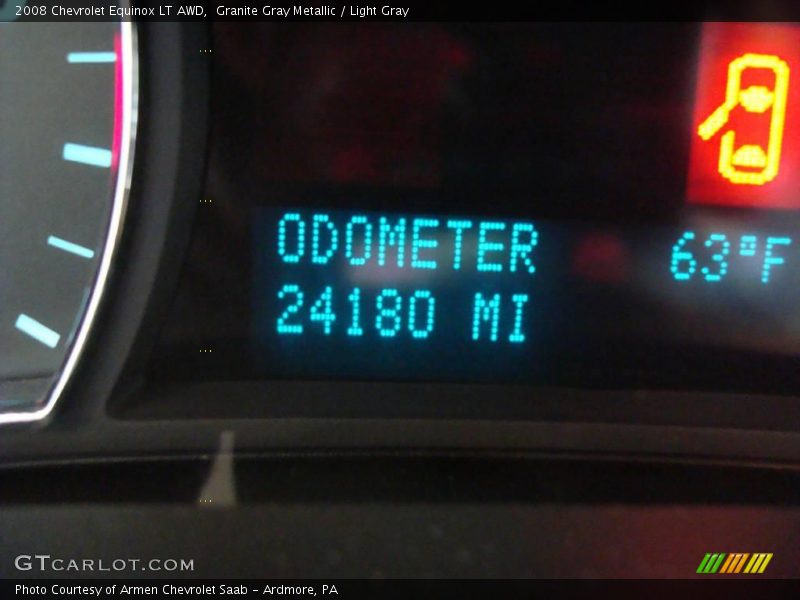 Granite Gray Metallic / Light Gray 2008 Chevrolet Equinox LT AWD