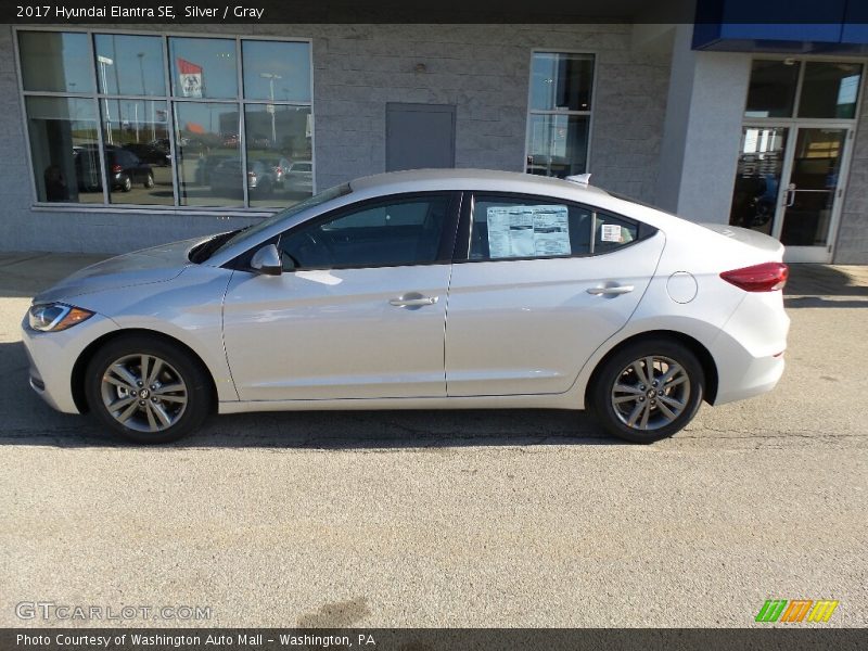 Silver / Gray 2017 Hyundai Elantra SE