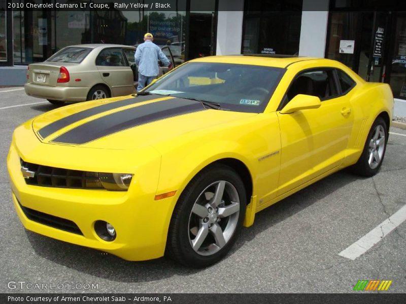 Rally Yellow / Black 2010 Chevrolet Camaro LT Coupe