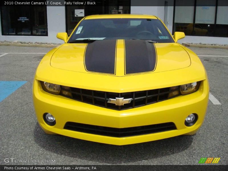 Rally Yellow / Black 2010 Chevrolet Camaro LT Coupe