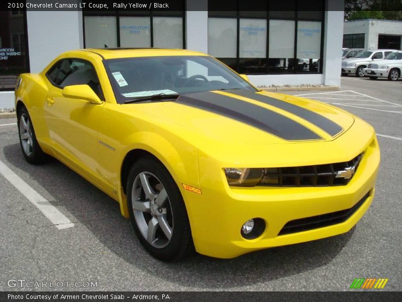 Rally Yellow / Black 2010 Chevrolet Camaro LT Coupe