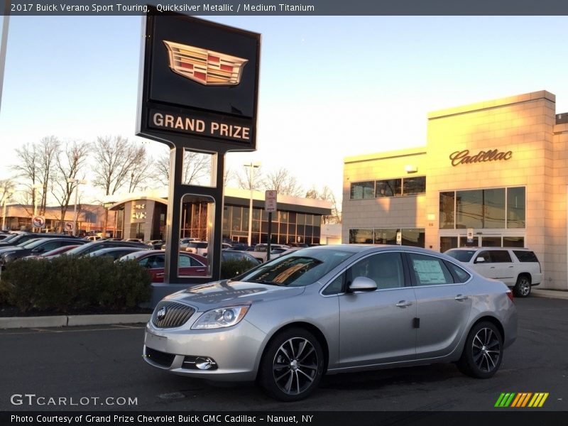 Quicksilver Metallic / Medium Titanium 2017 Buick Verano Sport Touring
