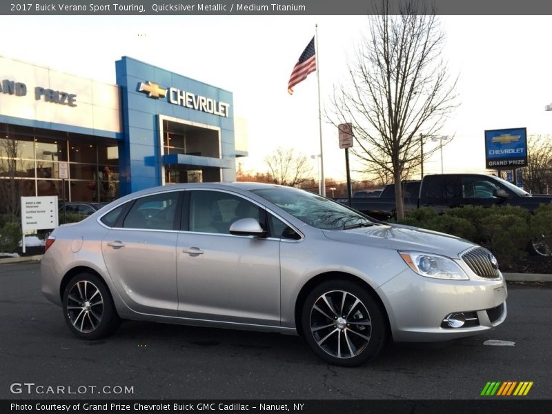 Quicksilver Metallic / Medium Titanium 2017 Buick Verano Sport Touring