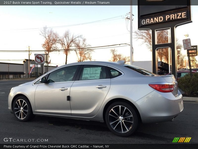 Quicksilver Metallic / Medium Titanium 2017 Buick Verano Sport Touring