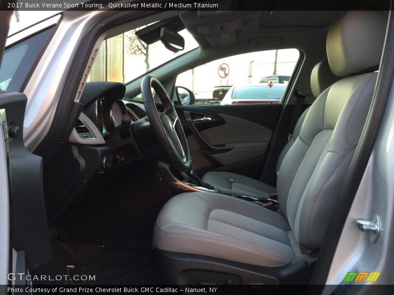 Quicksilver Metallic / Medium Titanium 2017 Buick Verano Sport Touring