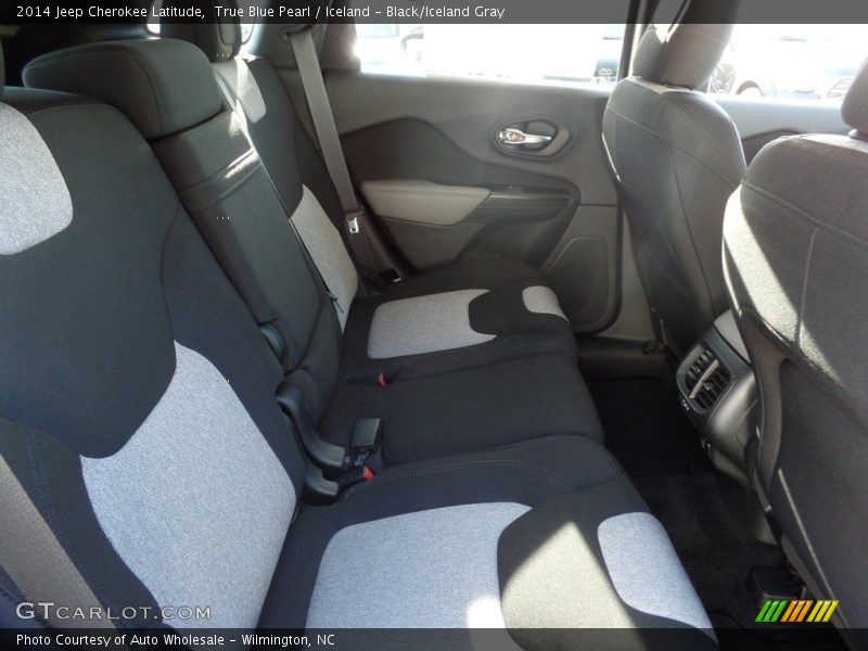 True Blue Pearl / Iceland - Black/Iceland Gray 2014 Jeep Cherokee Latitude