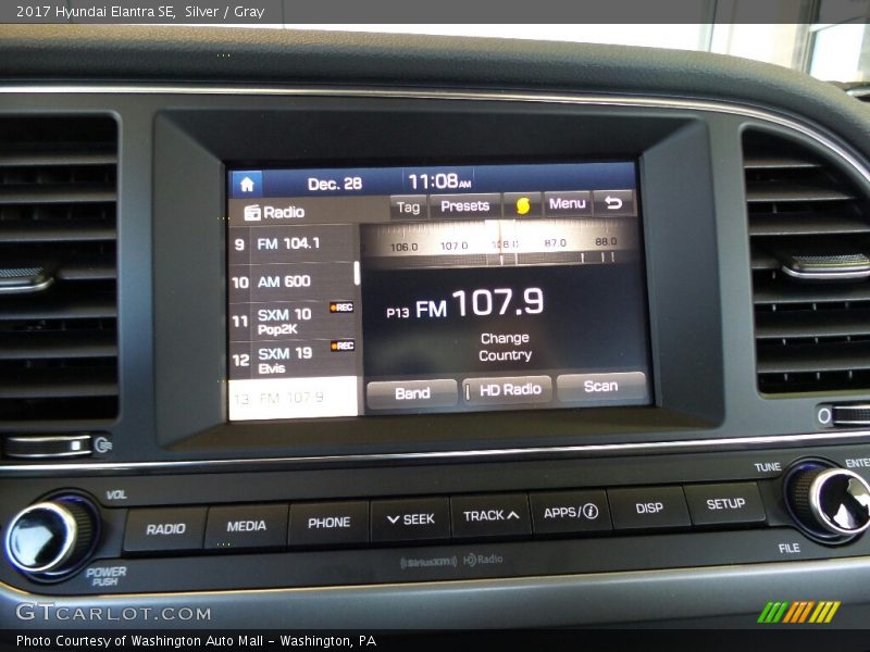 Silver / Gray 2017 Hyundai Elantra SE