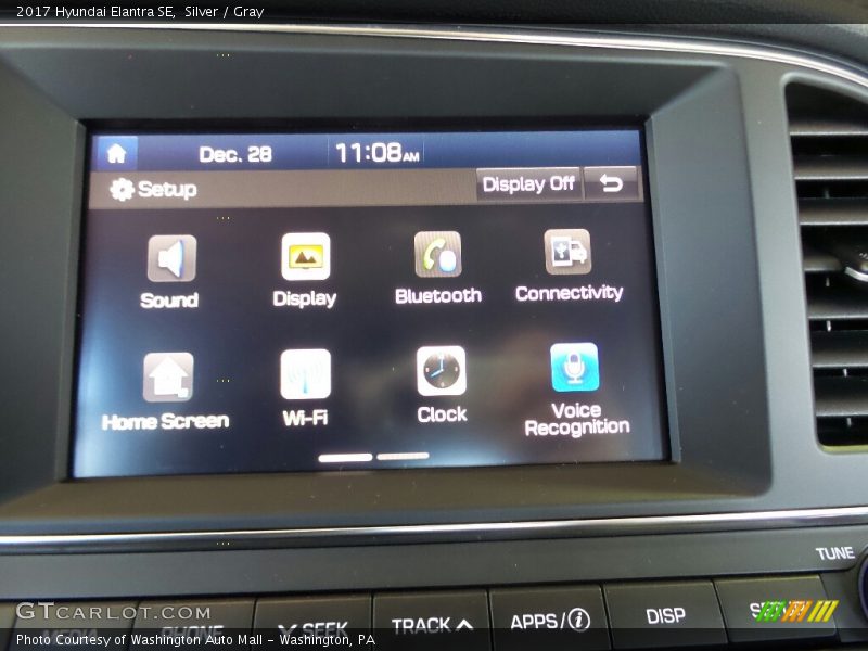 Silver / Gray 2017 Hyundai Elantra SE