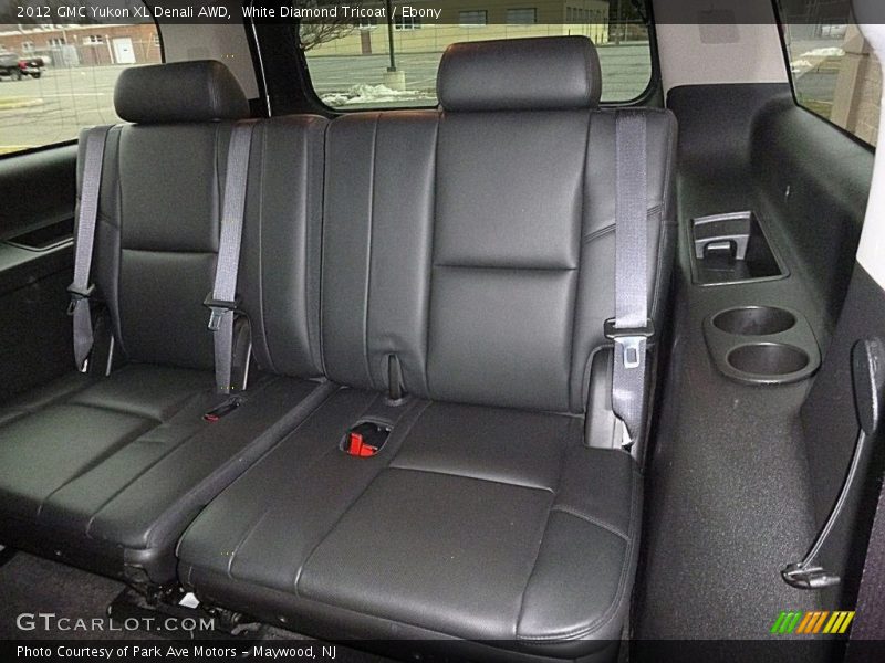 White Diamond Tricoat / Ebony 2012 GMC Yukon XL Denali AWD
