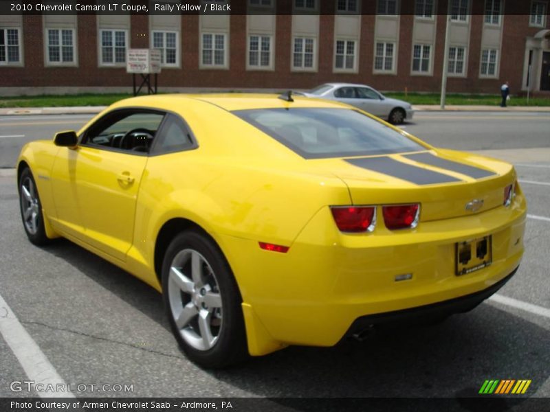 Rally Yellow / Black 2010 Chevrolet Camaro LT Coupe