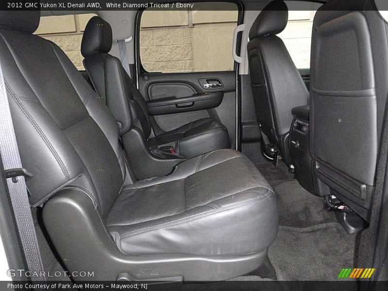 White Diamond Tricoat / Ebony 2012 GMC Yukon XL Denali AWD