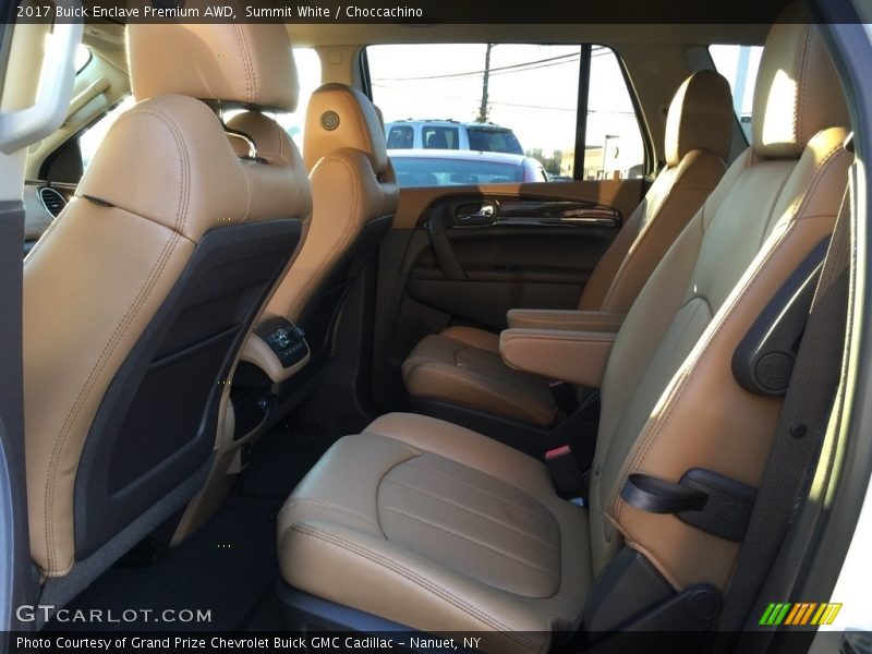 Summit White / Choccachino 2017 Buick Enclave Premium AWD