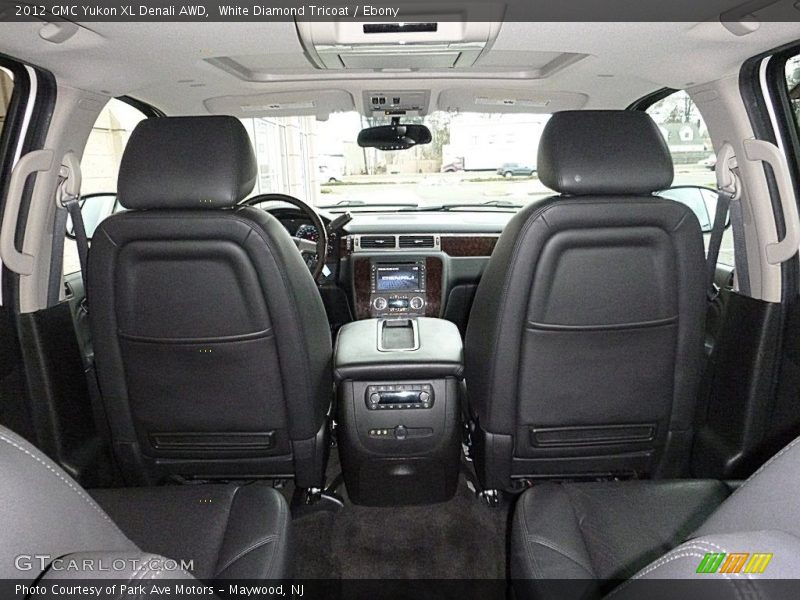 White Diamond Tricoat / Ebony 2012 GMC Yukon XL Denali AWD