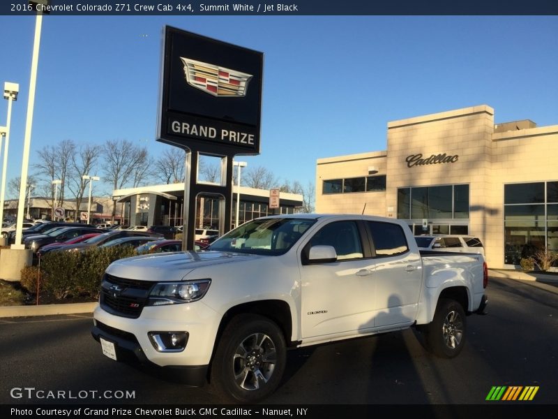 Summit White / Jet Black 2016 Chevrolet Colorado Z71 Crew Cab 4x4