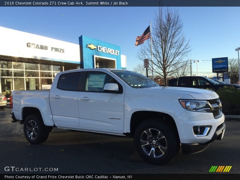 Summit White / Jet Black 2016 Chevrolet Colorado Z71 Crew Cab 4x4