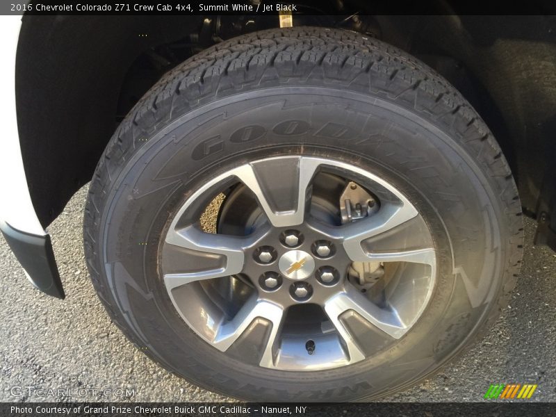 Summit White / Jet Black 2016 Chevrolet Colorado Z71 Crew Cab 4x4