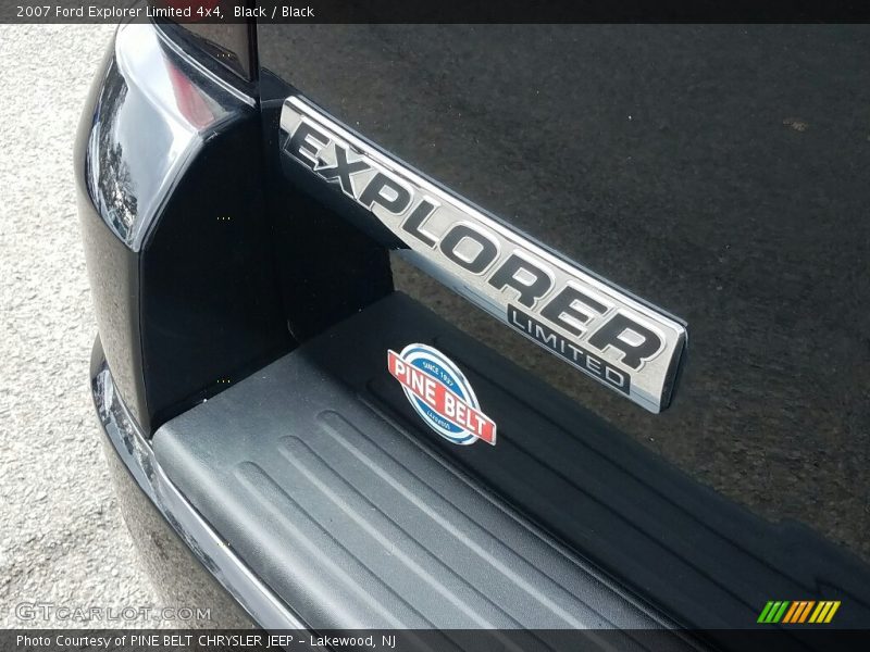 Black / Black 2007 Ford Explorer Limited 4x4