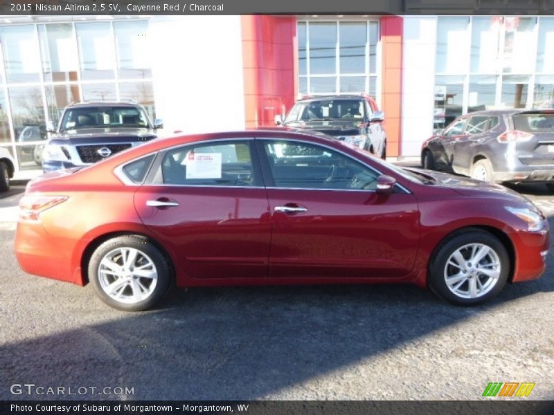 Cayenne Red / Charcoal 2015 Nissan Altima 2.5 SV
