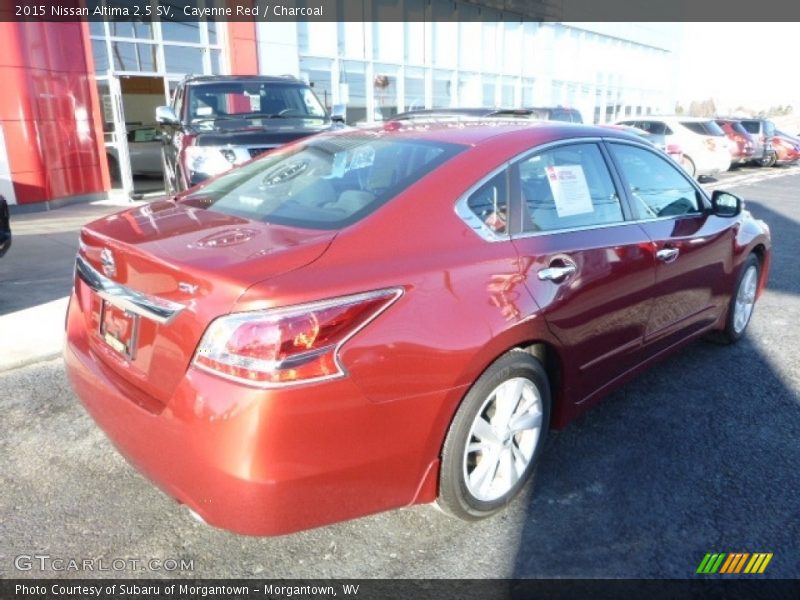Cayenne Red / Charcoal 2015 Nissan Altima 2.5 SV
