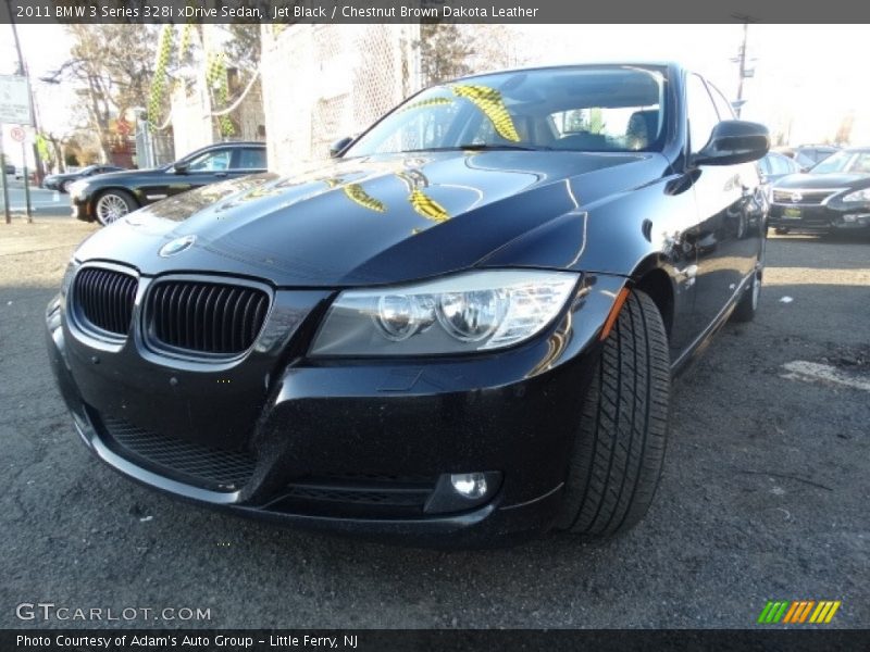 Jet Black / Chestnut Brown Dakota Leather 2011 BMW 3 Series 328i xDrive Sedan