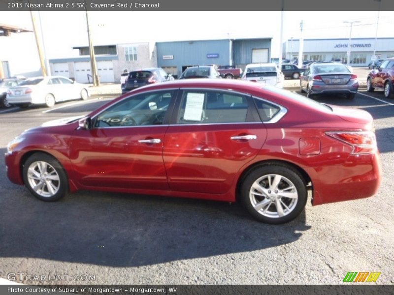Cayenne Red / Charcoal 2015 Nissan Altima 2.5 SV