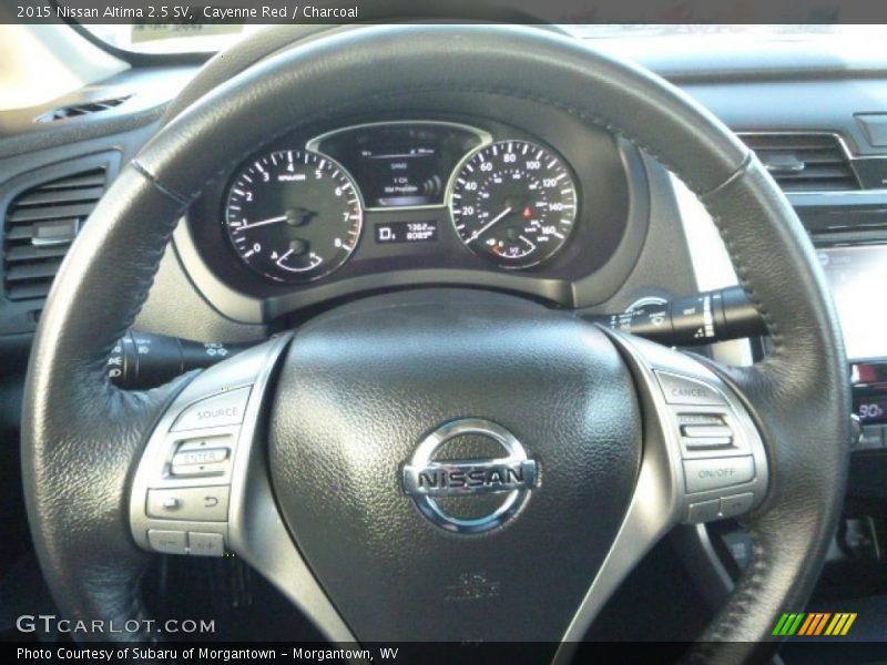 Cayenne Red / Charcoal 2015 Nissan Altima 2.5 SV
