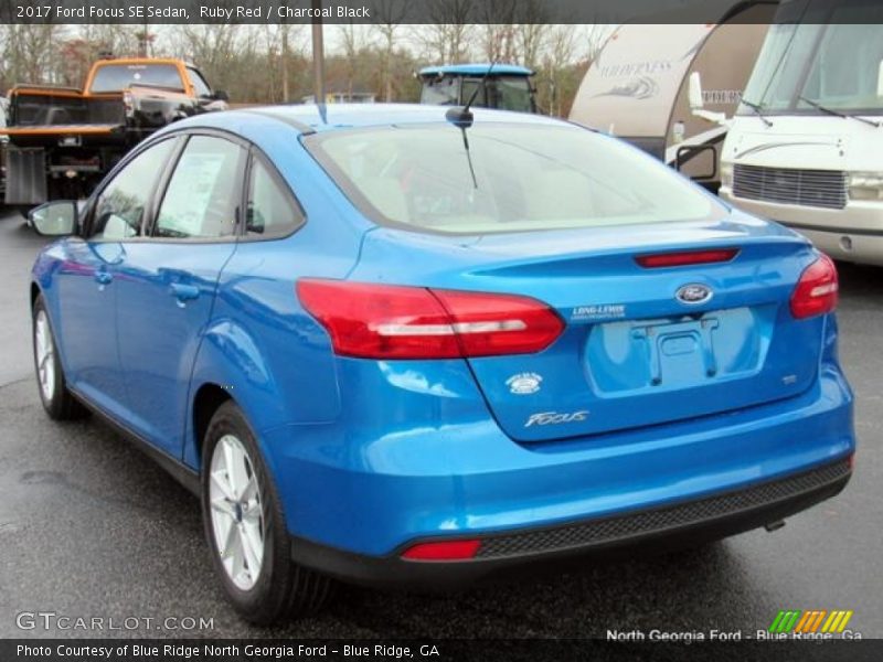 Ruby Red / Charcoal Black 2017 Ford Focus SE Sedan
