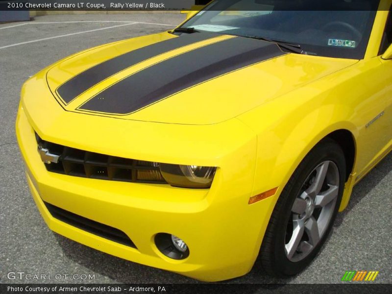 Rally Yellow / Black 2010 Chevrolet Camaro LT Coupe