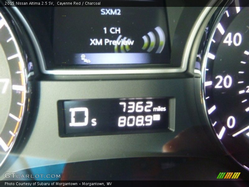 Cayenne Red / Charcoal 2015 Nissan Altima 2.5 SV