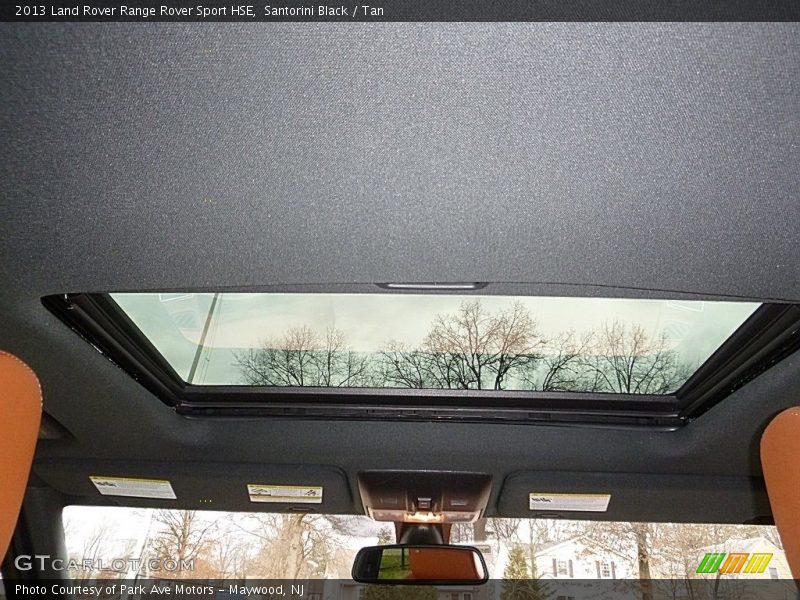 Santorini Black / Tan 2013 Land Rover Range Rover Sport HSE