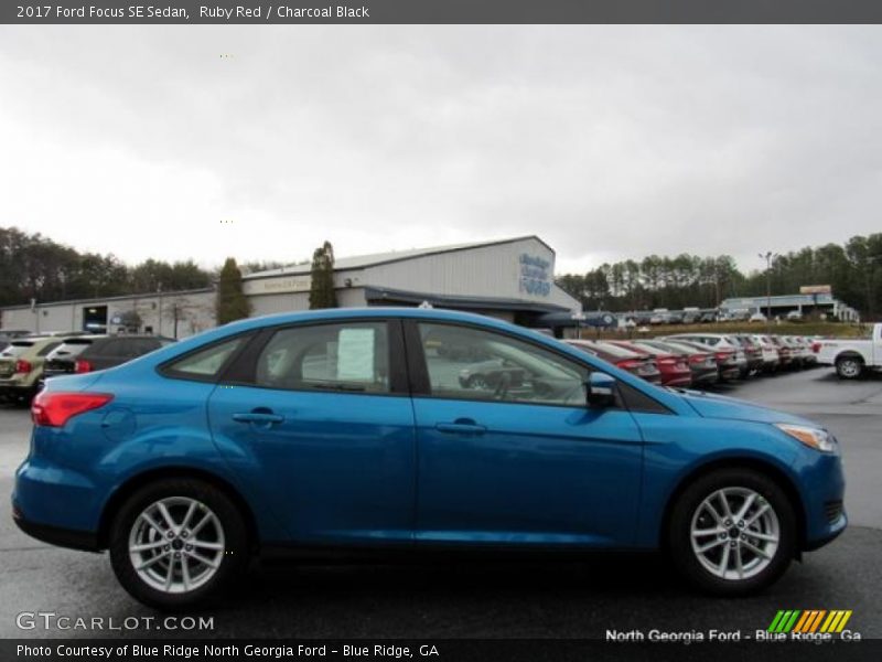 Ruby Red / Charcoal Black 2017 Ford Focus SE Sedan