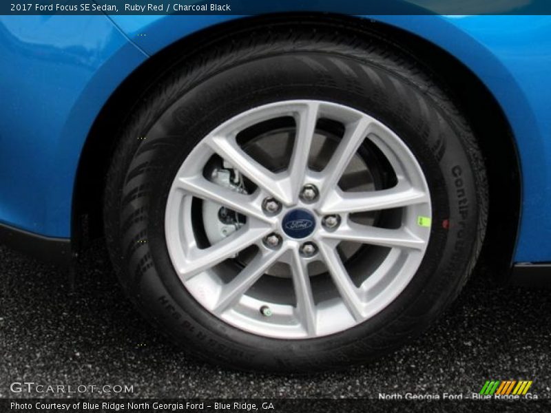 Ruby Red / Charcoal Black 2017 Ford Focus SE Sedan