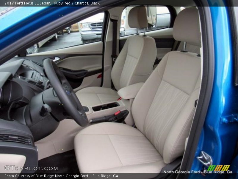 Ruby Red / Charcoal Black 2017 Ford Focus SE Sedan