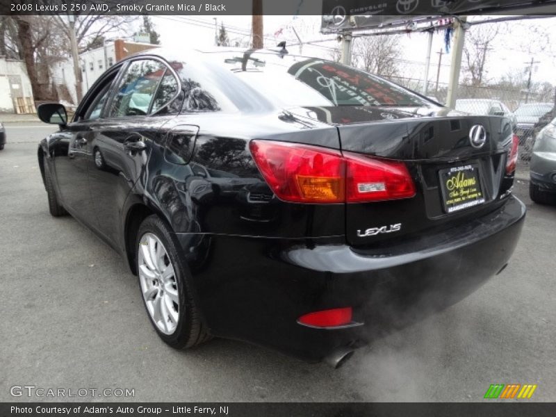 Smoky Granite Mica / Black 2008 Lexus IS 250 AWD
