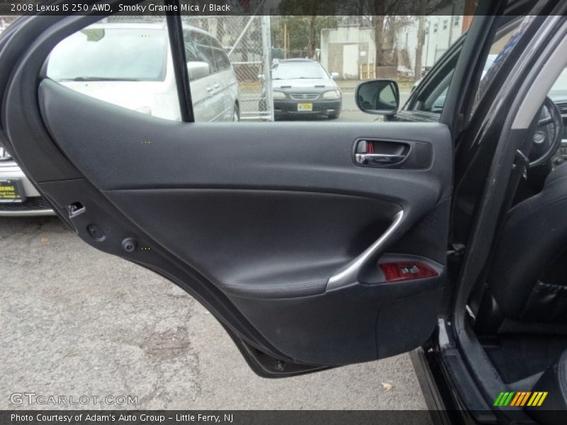 Smoky Granite Mica / Black 2008 Lexus IS 250 AWD