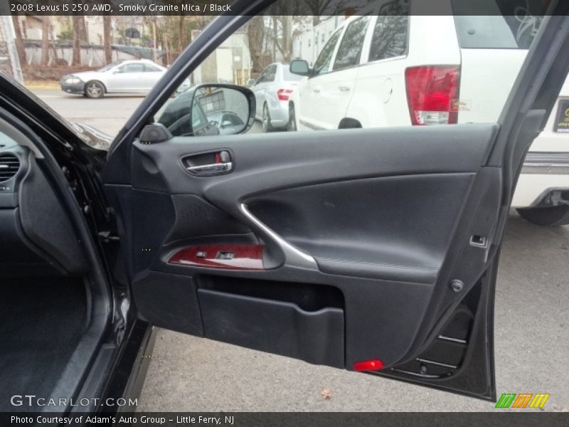 Smoky Granite Mica / Black 2008 Lexus IS 250 AWD