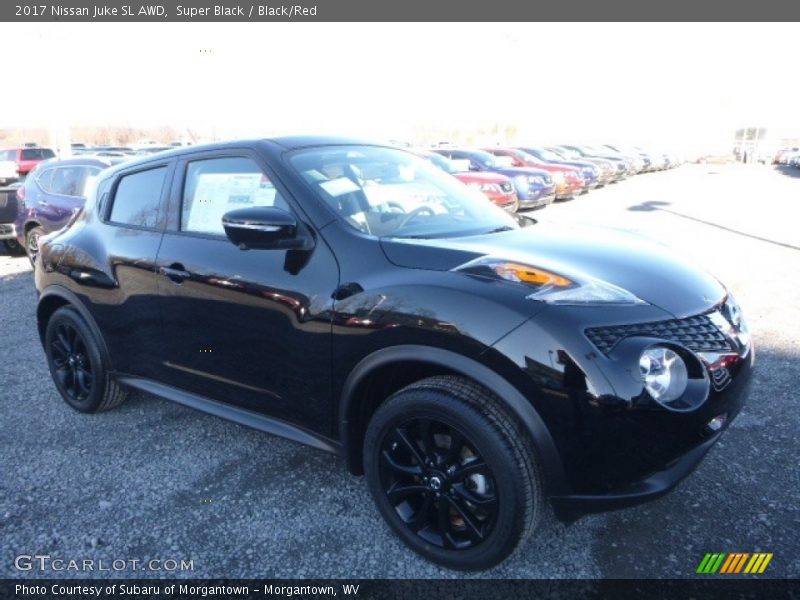 Super Black / Black/Red 2017 Nissan Juke SL AWD