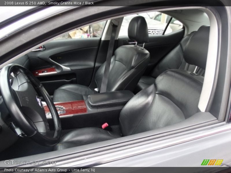 Smoky Granite Mica / Black 2008 Lexus IS 250 AWD