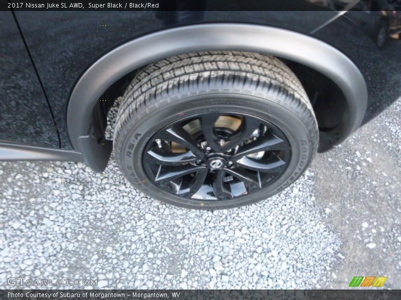 Super Black / Black/Red 2017 Nissan Juke SL AWD