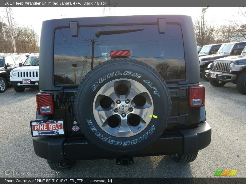Black / Black 2017 Jeep Wrangler Unlimited Sahara 4x4