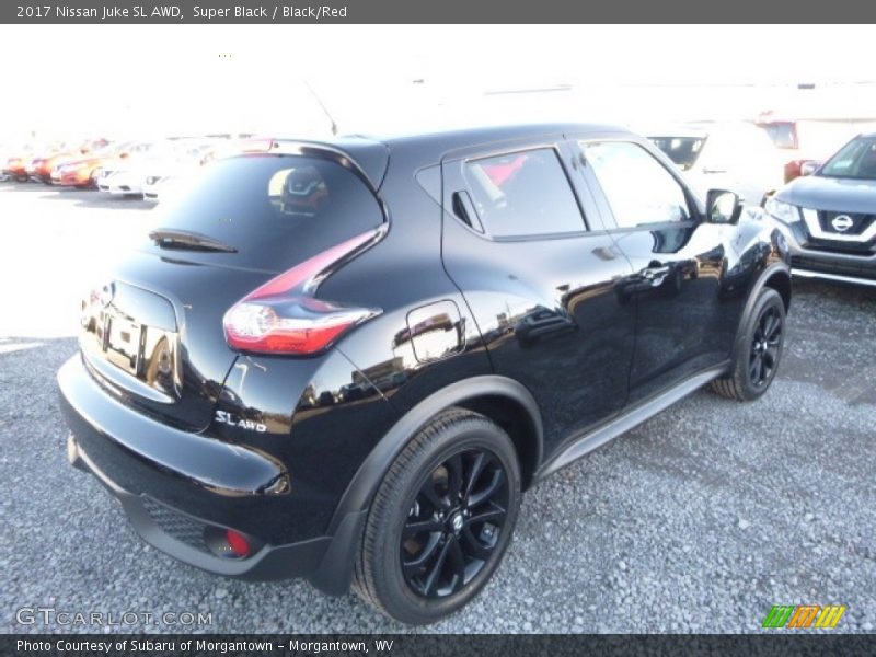 Super Black / Black/Red 2017 Nissan Juke SL AWD