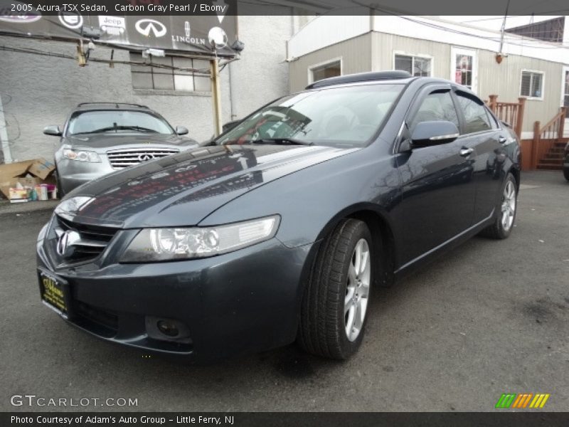 Carbon Gray Pearl / Ebony 2005 Acura TSX Sedan