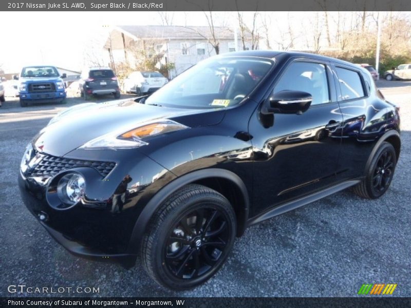 Super Black / Black/Red 2017 Nissan Juke SL AWD