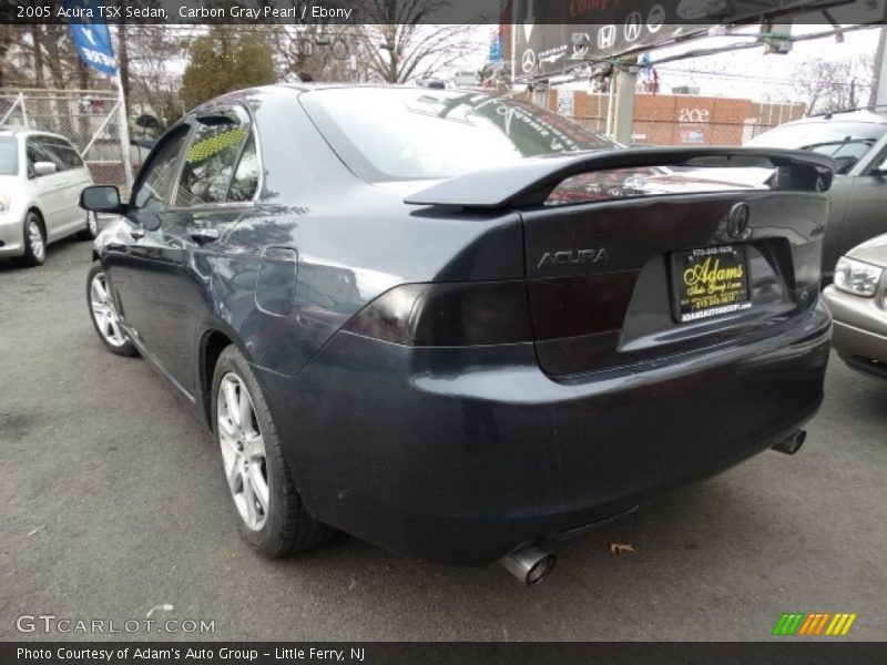 Carbon Gray Pearl / Ebony 2005 Acura TSX Sedan