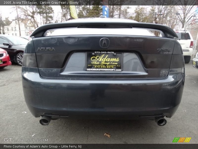 Carbon Gray Pearl / Ebony 2005 Acura TSX Sedan