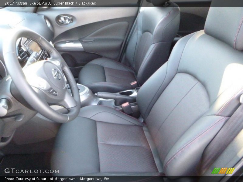 Super Black / Black/Red 2017 Nissan Juke SL AWD