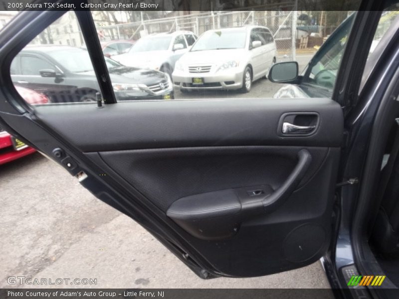 Carbon Gray Pearl / Ebony 2005 Acura TSX Sedan