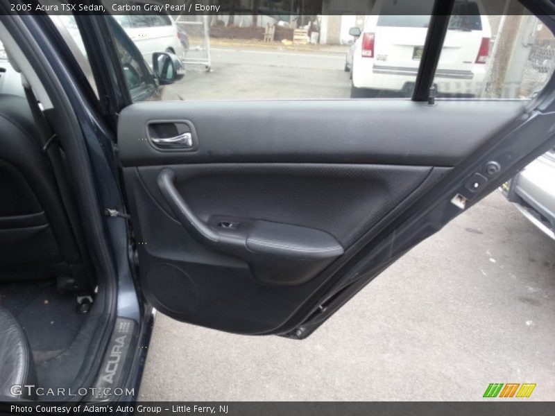 Carbon Gray Pearl / Ebony 2005 Acura TSX Sedan